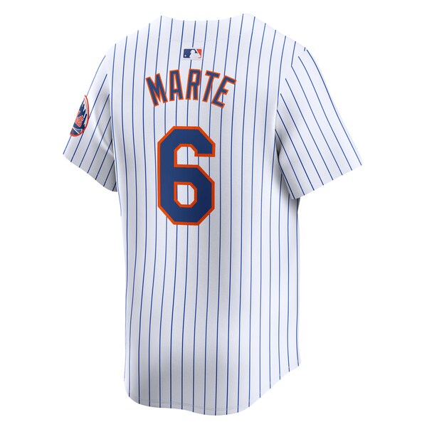 Starling Marte New York Mets Nike Home Limited Player Jersey - White - Image 3