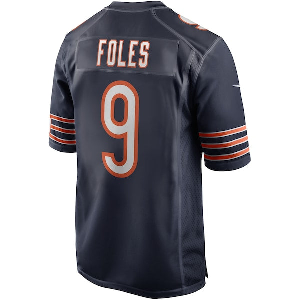 Nick Foles Chicago Bears Nike Game Jersey - Navy - Image 3