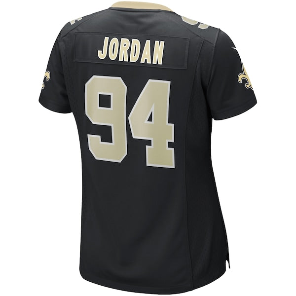 Cameron Jordan New Orleans Saints Nike Women's Game Jersey - Black/White - Image 4