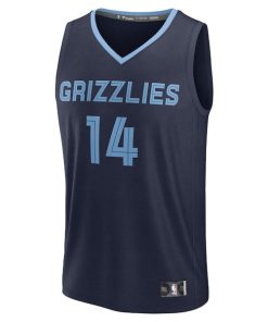 Alternative view of Zach Edey Memphis Grizzlies  Youth 2024 NBA Draft Fast Break Player Jersey - Icon Edition - Navy