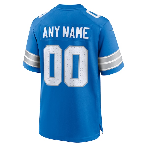 Detroit Lions Nike Custom Game Jersey - Blue - Image 3