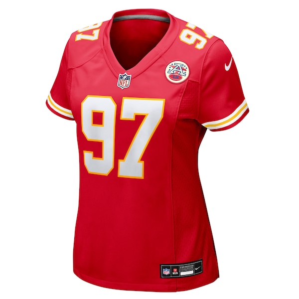 Ashton Gillotte Kansas City Chiefs Nike Women's Team Game Jersey - Red - Image 2