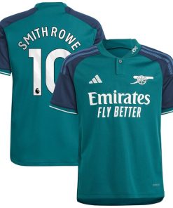 Emile Smith Rowe Arsenal adidas Youth 2023/24 Third Replica Player Jersey - Green