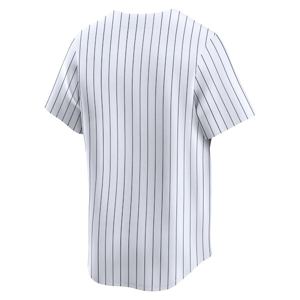 New York Yankees Nike Throwback Cooperstown Collection Limited Jersey - White - Image 3