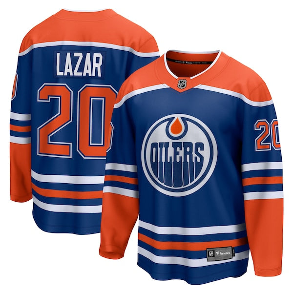 Curtis Lazar Edmonton Oilers Home Breakaway Jersey - Royal