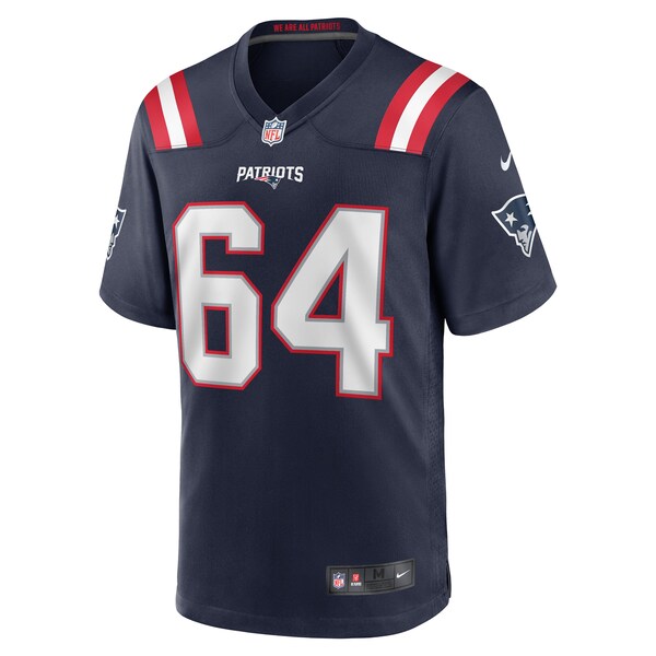 Andrew Stueber New England Patriots Nike Game Player Jersey - Navy - Image 2