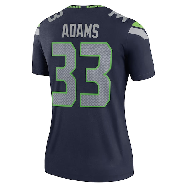 Jamal Adams Seattle Seahawks Nike Women's Legend Jersey - College Navy/Neon Green - Image 6