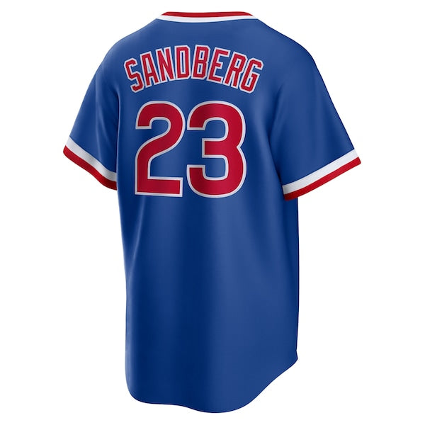 Ryne Sandberg Chicago Cubs Nike Road Cooperstown Collection Player Jersey - Royal - Image 3