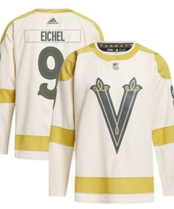Jack Eichel Vegas Golden Knights adidas 2024 NHL Winter Classic Primegreen Authentic Player Jersey - Cream