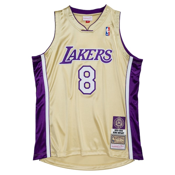 Kobe Bryant Los Angeles Lakers Hall of Fame Class of 2020 #8 Authentic Jersey - Gold/Purple - Image 2