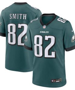 Ainias Smith Philadelphia Eagles Nike Team Game Jersey - Midnight Green