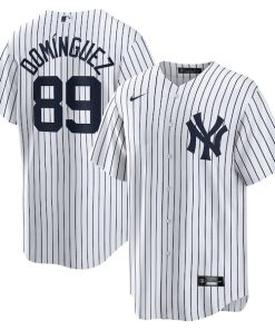 Jasson Dominguez New York Yankees Nike Home Official Replica Player Jersey - White