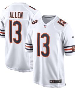 Alternative view of Keenan Allen Chicago Bears Nike Game Jersey -  White