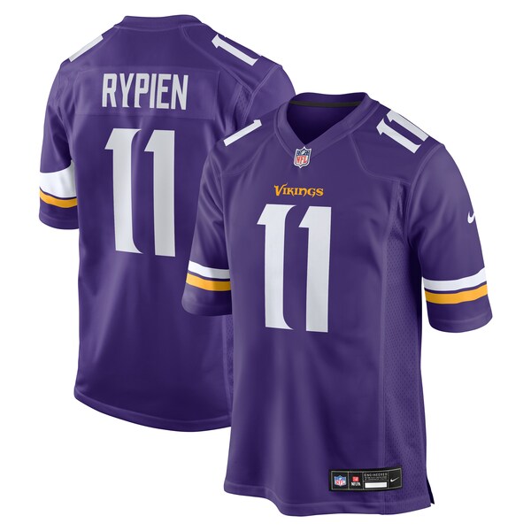 Brett Rypien Minnesota Vikings Nike Team Game Jersey - Purple - Image 4