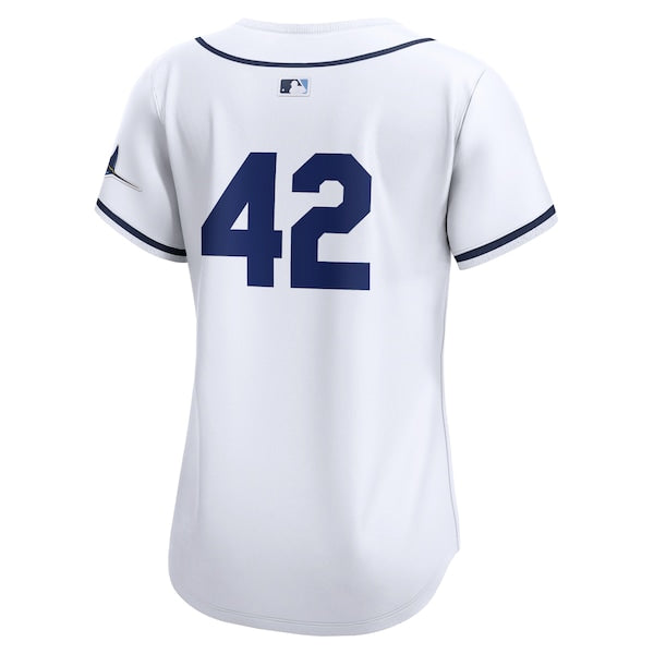 Tampa Bay Rays Nike Women's 2024 Jackie Robinson Day Home Limited Jersey?ยจC White - Image 3