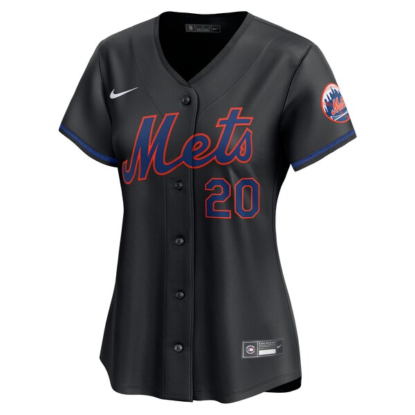 Pete Alonso New York Mets Nike Women's Alternate Limited Player Jersey?ยจC Black - Image 2