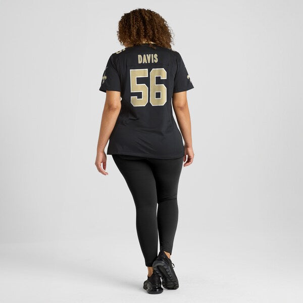 Demario Davis New Orleans Saints Nike Women's Game Jersey - Black - Image 8