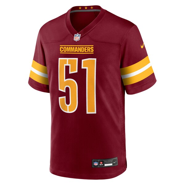 Ale Kaho Washington Commanders Nike Team Game Jersey - Burgundy - Image 2