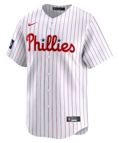 Alternative view of Philadelphia Phillies Nike 2024 MLB World Tour London Series Home Pick-A-Player Limited Jersey?¨C White
