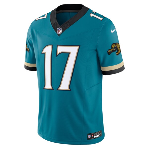 Evan Engram Jacksonville Jaguars Nike Prowler Throwback Vapor F.U.S.E. Limited Jersey - Teal - Image 2