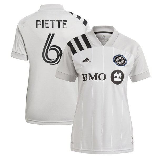 Samuel Piette CF Montr¨¦al adidas Women's 2021 Secondary Replica Jersey - Gray