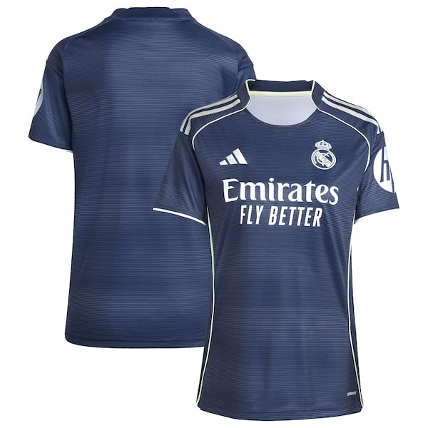 Los Merengues adidas Women's 2025/26 Away Replica Jersey - Blue/White - Image 2