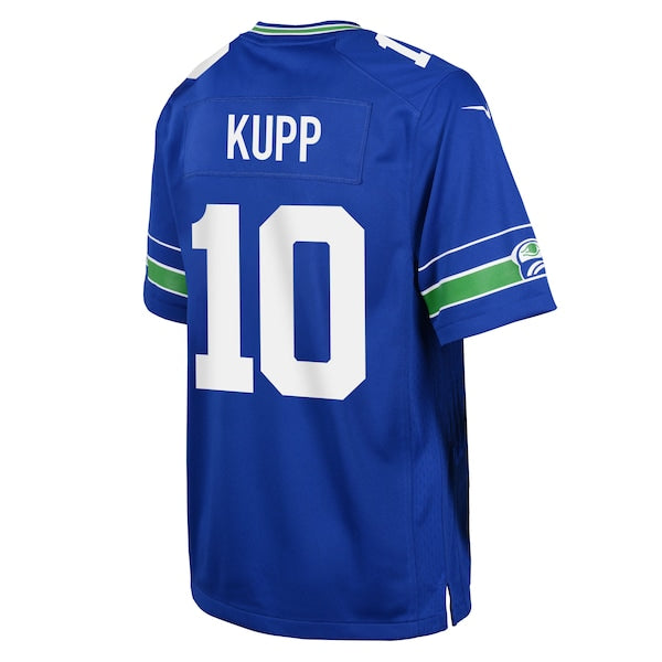 Cooper Kupp Seattle Seahawks Nike Youth Game Jersey - Royal/College Navy/Neon Green - Image 4