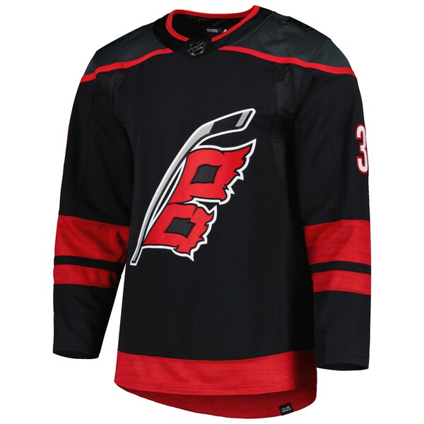 Andrei Svechnikov Carolina Hurricanes adidas Home Primegreen Authentic Player Jersey - Black/Red - Image 3