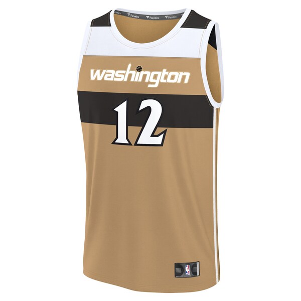 Tre Johnson III Washington Wizards Youth 2025/26 City Edition Fastbreak Jersey - Gold - Image 2