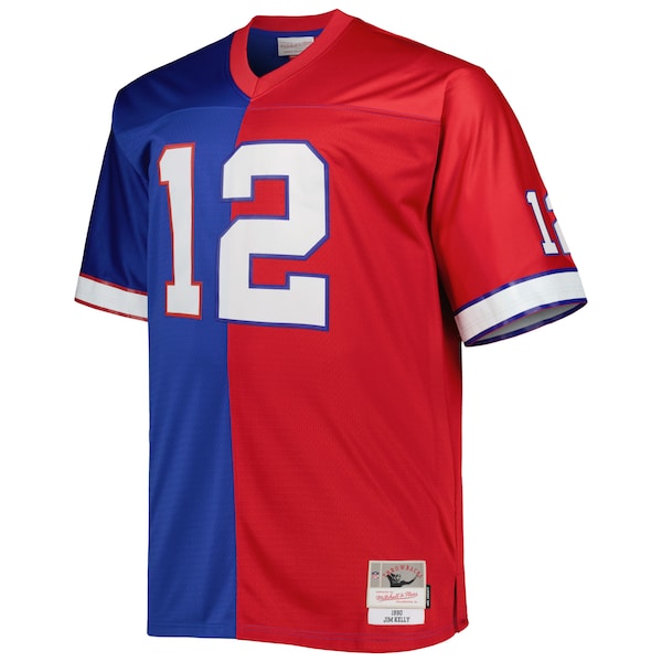 Jim Kelly Buffalo Bills Big & Tall Split Legacy Retired Player Replica Jersey - Royal/Red - Image 2