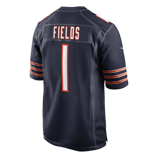Justin Fields Chicago Bears Nike Game Jersey - Navy - Image 3