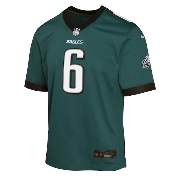 DeVonta Smith Philadelphia Eagles Nike Youth Game Jersey - Midnight Green - Image 2