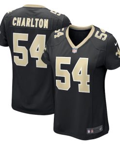 Taco Charlton New Orleans Saints Nike Women's Game Player Jersey - Black