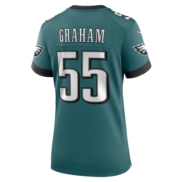 Brandon Graham Philadelphia Eagles Nike Women's Team Game Jersey - Midnight Green - Image 3
