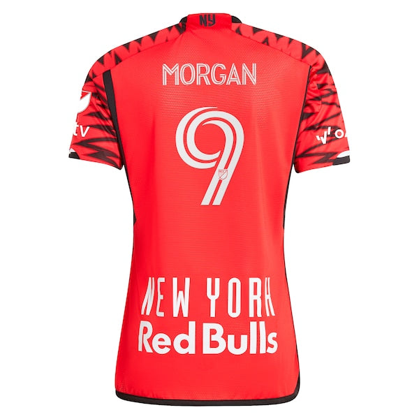 Lewis Morgan New York Red Bulls adidas 2024 Legacy Authentic Player Jersey - Red - Image 3