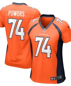 Ben Powers Denver Broncos Nike Women's Game Player Jersey - Orange