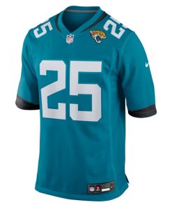 Alternative view of Rayuan Lane III Jacksonville Jaguars Nike Team Game Jersey -  Teal