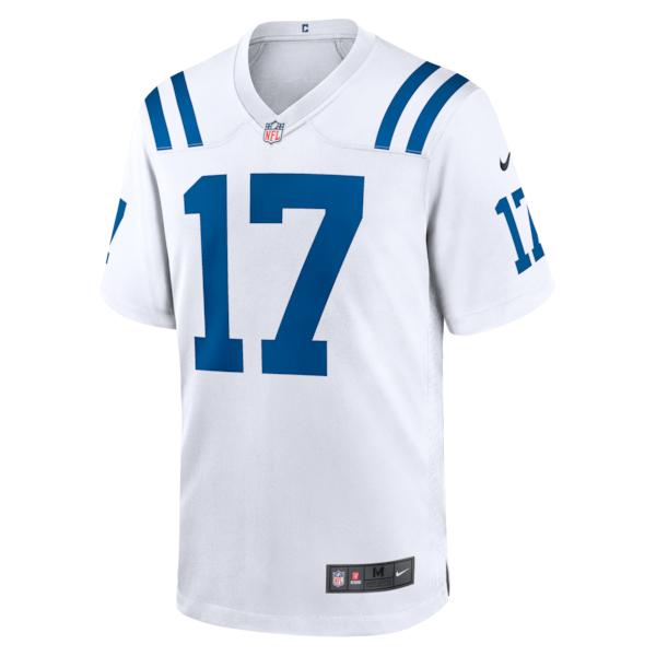 Daniel Jones Indianapolis Colts Nike Game Jersey - White/Royal - Image 5