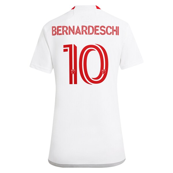 Federico Bernardeschi Toronto FC adidas Women's 2024 GTA Kit Replica Player Jersey?ยจC White - Image 3