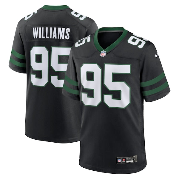 Quinnen Williams New York Jets Nike Alternate Game Jersey - Legacy Black/Green - Image 3