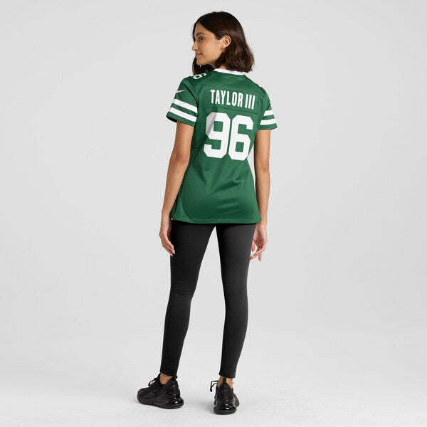 Leonard Taylor III New York Jets Nike Women's Team Game Jersey - Legacy Green - Image 6