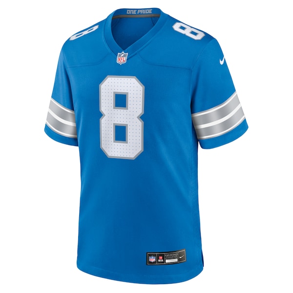 Kyle Allen Detroit Lions Nike Team Game Jersey - Blue - Image 3