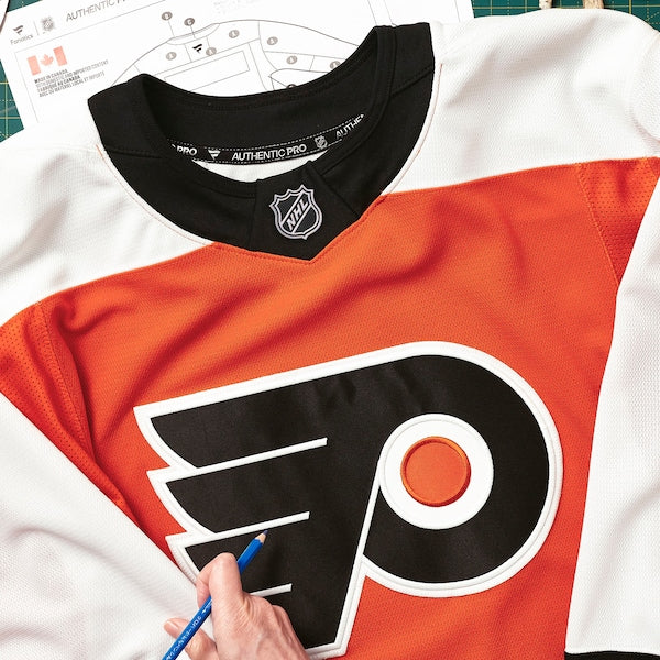 Philadelphia Flyers Home Authentic Pro Jersey - Orange - Image 6