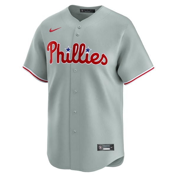 Philadelphia Phillies Nike Away Limited Jersey - Gray - Image 2