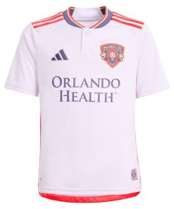 Alternative view of Orlando City SC adidas Youth 2024 Legacy Kit Replica Jersey?¨C Purple