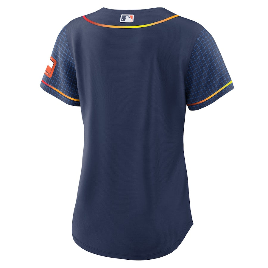 Houston Astros Nike Women's 2022 City Connect Replica Jersey - Navy - Image 3