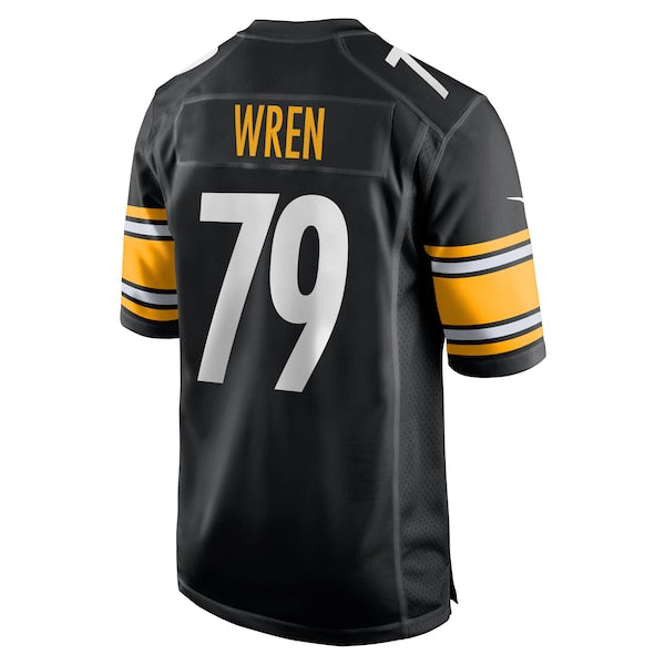 Renell Wren Pittsburgh Steelers Nike Game Jersey - Black - Image 3
