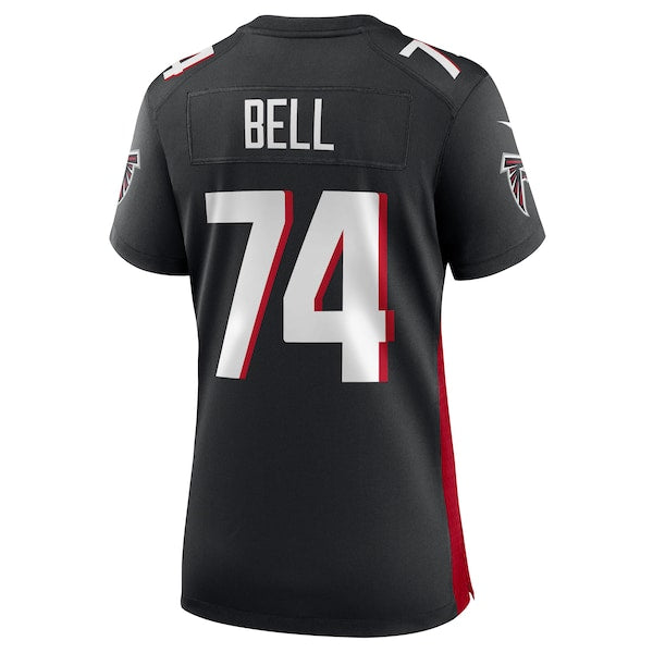 Travis Bell Atlanta Falcons Nike Women's Team Game Jersey - Black - Image 3