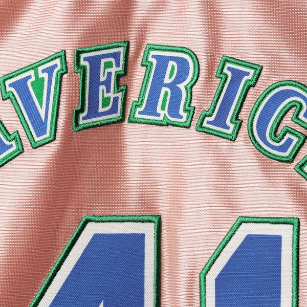 Dirk Nowitzki Dallas Mavericks Women's 75th Anniversary Rose Gold 1998 Swingman Jersey - Pink - Image 3
