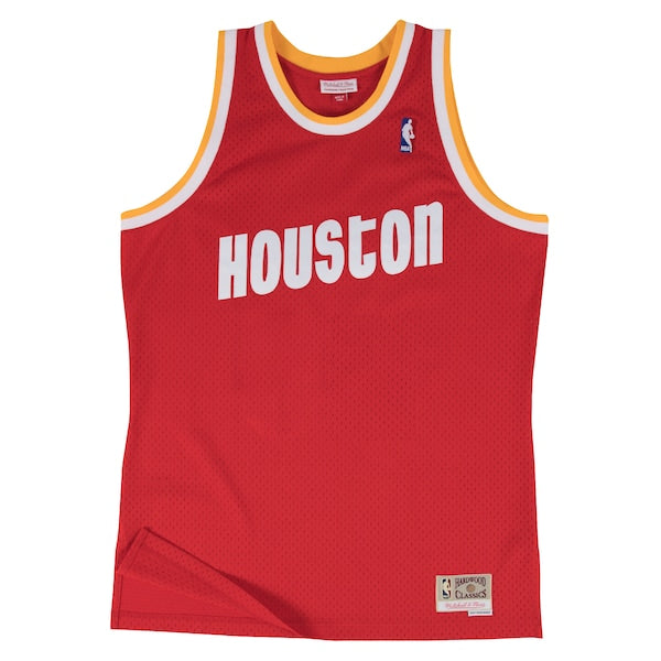 Houston Rockets 1996-97 Hardwood Classics Swingman Jersey - Red - Image 2